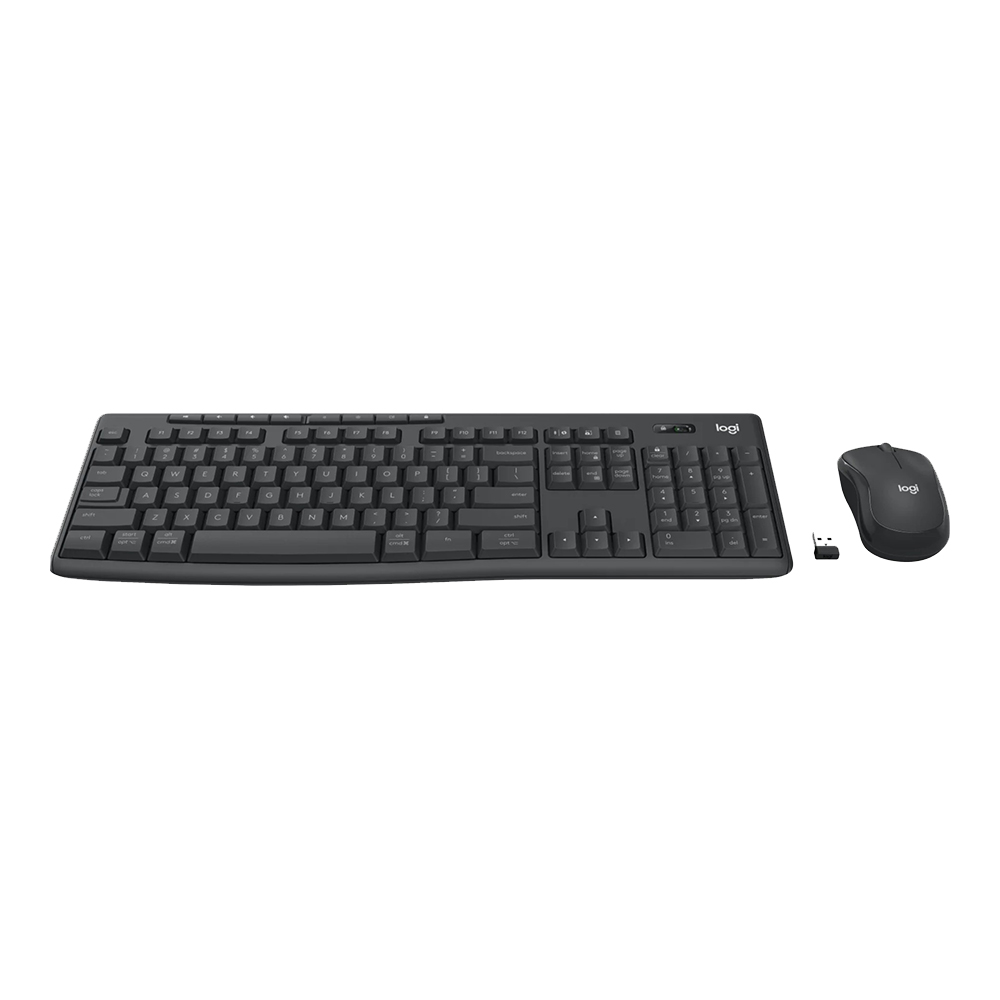 Клавиатура + мышь беспроводная Logitech MK 370 Graphite (920-011887) / Мембранная photo 4