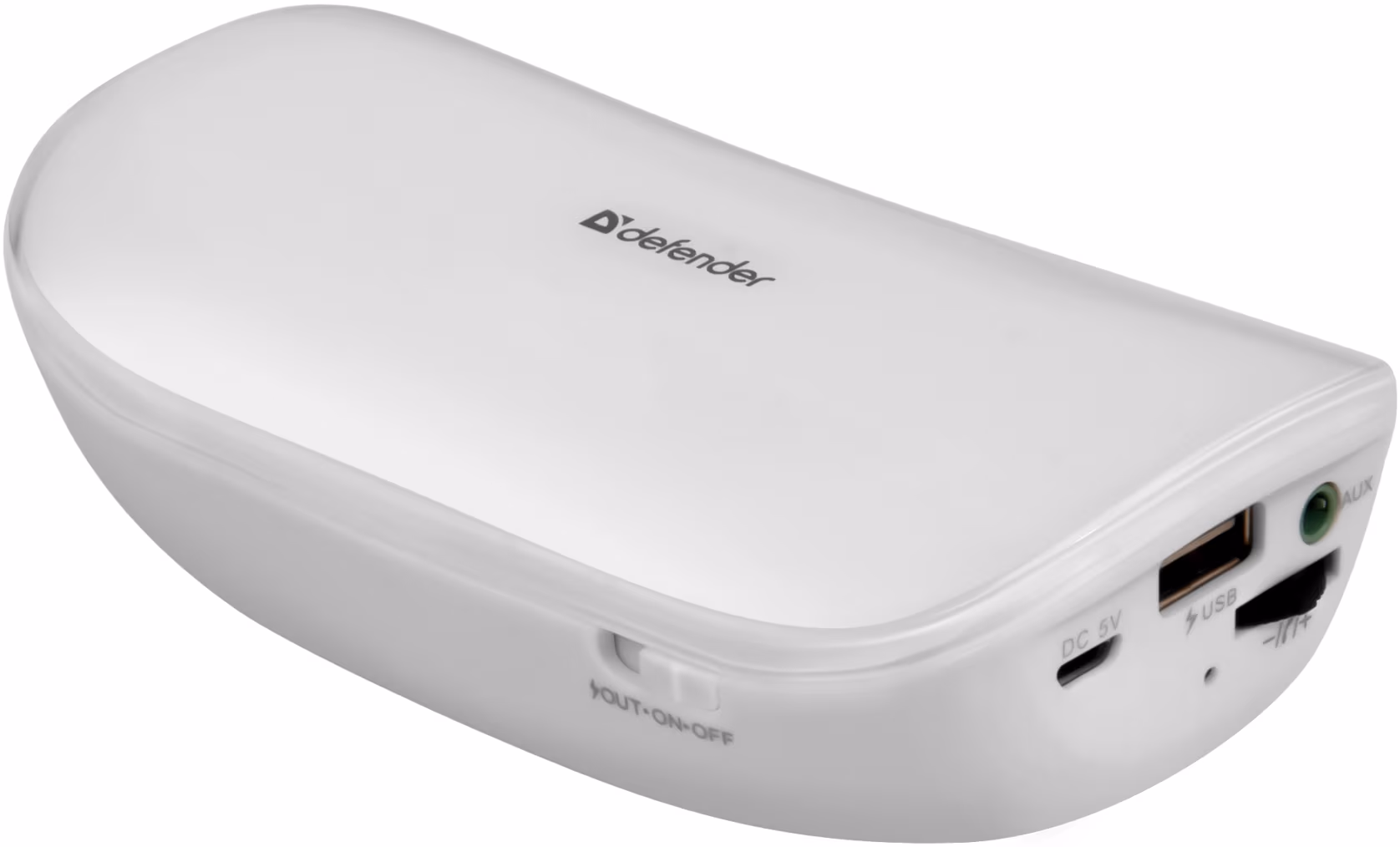 Акустическая Bluetooth-система. Defender Moon Power Powerbank, Bluetooth, white