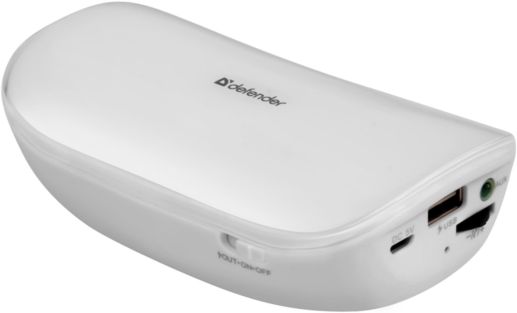 Акустическая Bluetooth-система. Defender Moon Power Powerbank, Bluetooth, white photo 1
