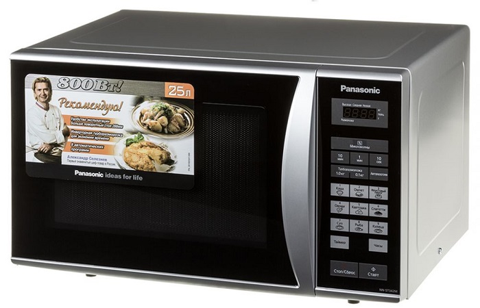 Микроволновая печь Panasonic NNST342MZTE 800 Вт / 25 л photo 1 Микроволновая печь Panasonic NNST342MZTE 800 Вт / 25 л photo 1