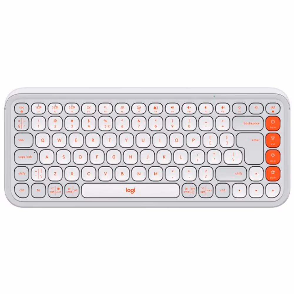Клавиатура беспроводная Logitech POP ICON KEYS OFF WHITE (920-013072) 