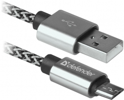 Кабель USB-A - Micro USB Defender USB0803TWHITE thumbnav 1