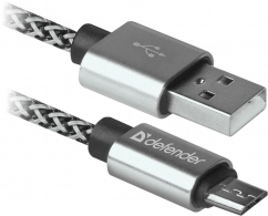 Cablu USB-A - Micro USB Defender USB0803TWHITE