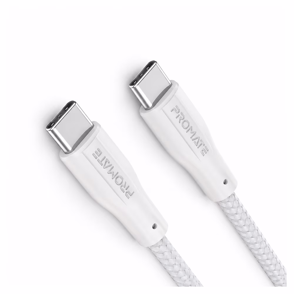Cablu USB Type-C - USB Type-C Promate XCordCCWhite 