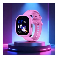 Умные часы для детей Lagenio Smart Watch 4G, K3, With 2 Straps Pink and Purple thumbnav 7