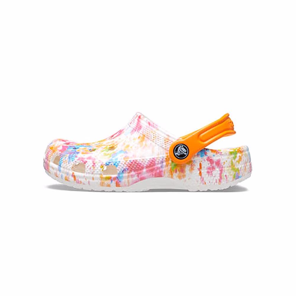 Шлепанцы Crocs Classic Tie Dye Graphic Kids Clog 