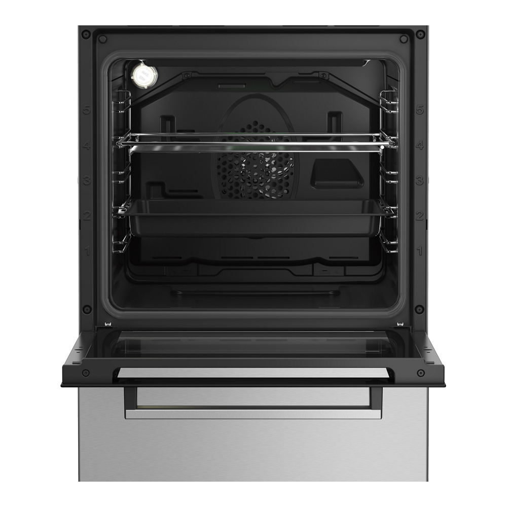 Газовая плита Beko FSM51331DXDTN / 4 конфорок / 50 см / Нержавеющая сталь photo 2