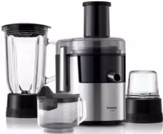 Storcator centrifugal Panasonic MJDJ31STQ, 1.5 l, 800 W, 2 trepte viteza, Inox