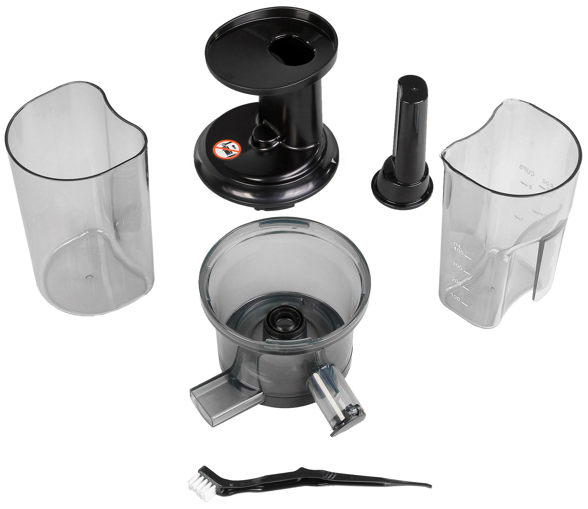 Соковыжималка шнековая Panasonic MJL500NTQ, 0.4 л, 150 Вт, 1 скоростей, Серебристый photo 3