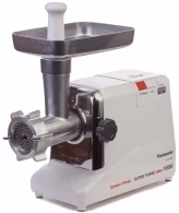 Tocator carne cu cilindru rotativ Panasonic MK-G1800PWTQ, 1.8 kg/min, 1800 W, Alb