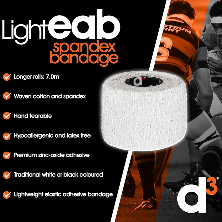 Тейп фиксирующий d3 Light EAB Spandex Bandage 50mm photo 3