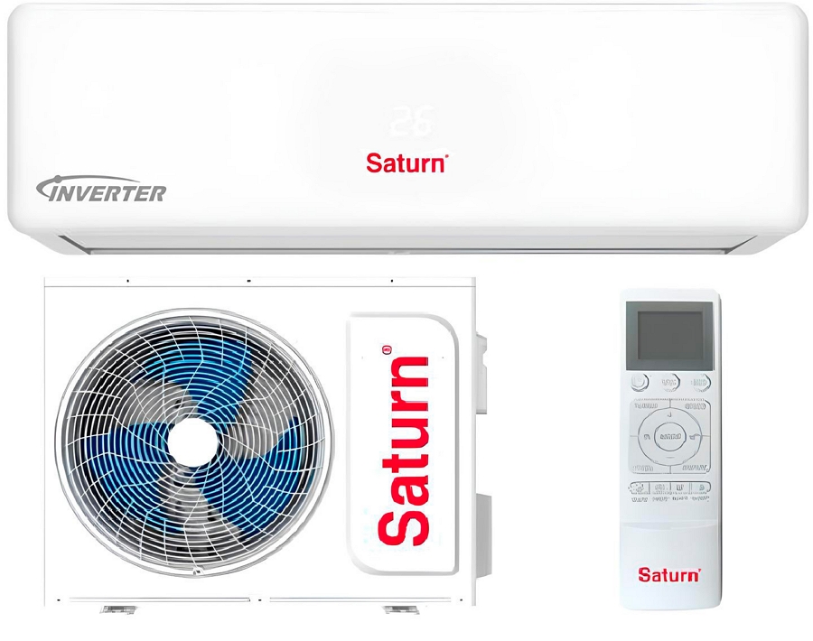 Кондиционер Saturn ST09HRBTU 9000 BTU / 25 м2 / Инверторный / R32 / A+ photo 1 Кондиционер Saturn ST09HRBTU 9000 BTU / 25 м2 / Инверторный / R32 / A+ photo 1