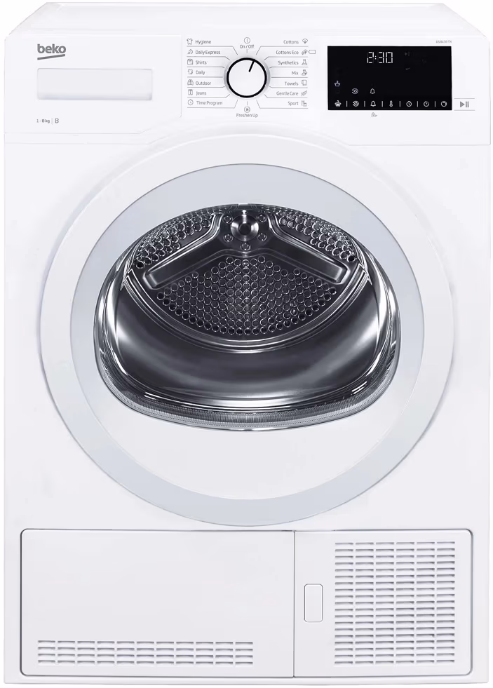 Masina de uscat rufe Beko DS8139TX, 8 kg, B 