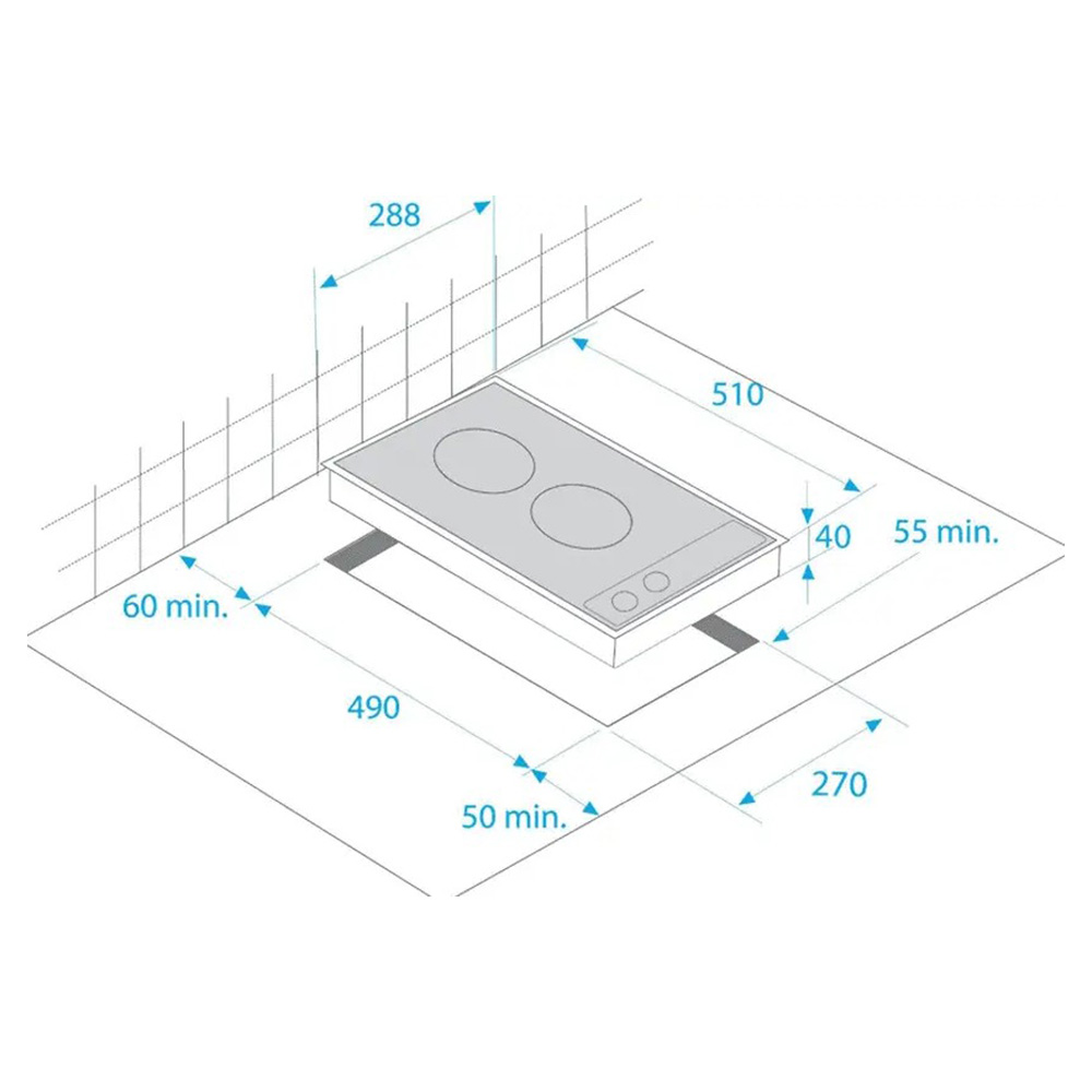 Встраиваемая индукционная панель Beko HDMI32400DTX photo 3