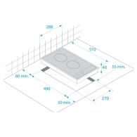 Встраиваемая индукционная панель Beko HDMI32400DTX thumbnav 3