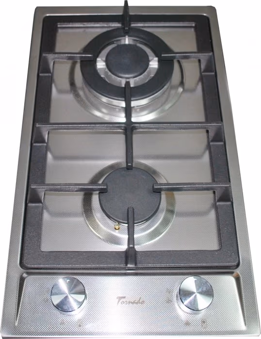 Встраиваемая  газовая панель Tornado XFS 3021 TX Turbo Iron Inox 