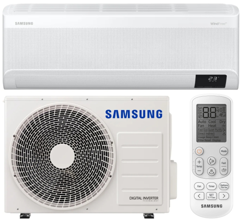 Кондиционер Samsung AR18BXFAMWKNUA 18000 BTU / 50 м2 / Инверторный / Wi-Fi R32 / A++ photo 1