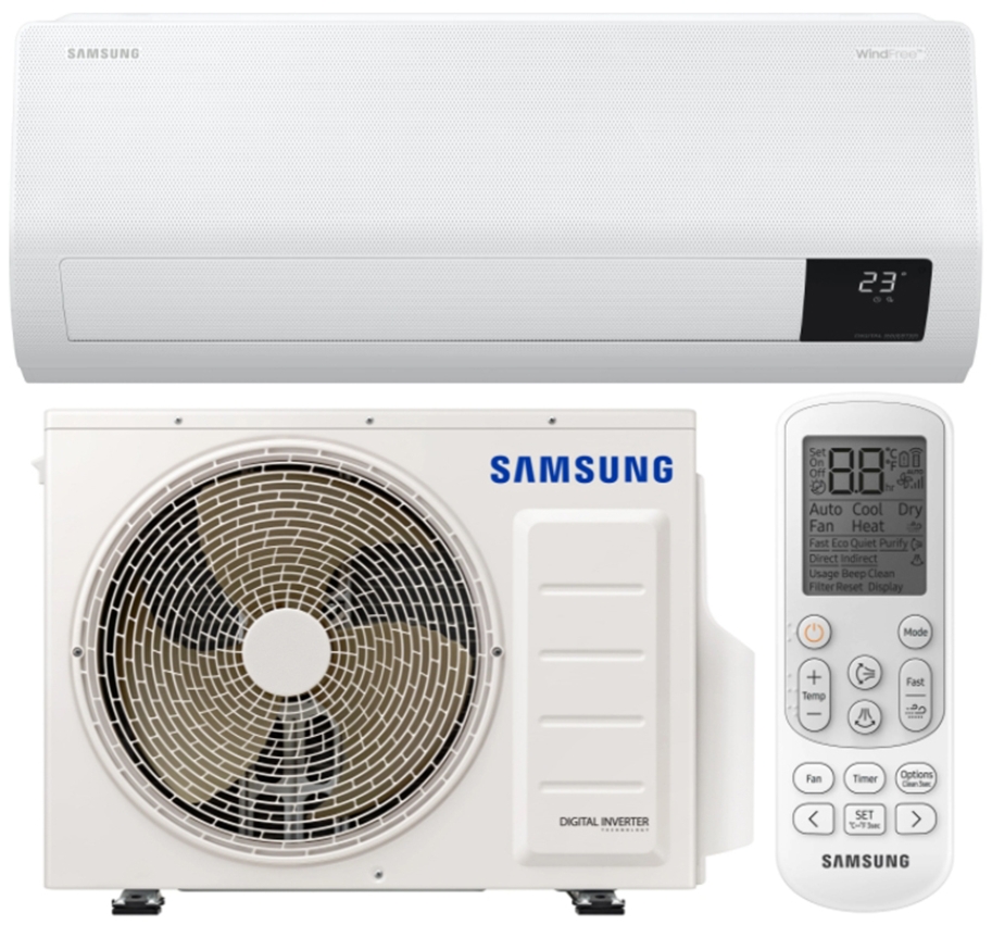 Кондиционер Samsung AR18BXHCNWKNUA 18000 BTU / 50 м2 / Инверторный / Wi-Fi R32 / A++ photo 1