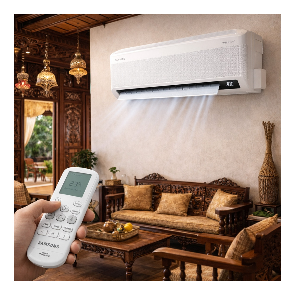Кондиционер Samsung AR60F18C1BWNUA 18000 BTU / 50 м2 / Инверторный / Wi-Fi R32 / A++ photo 5