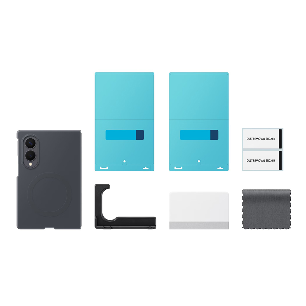Husa Samsung Fold 8, Silicone Magnet, Grafit photo 5