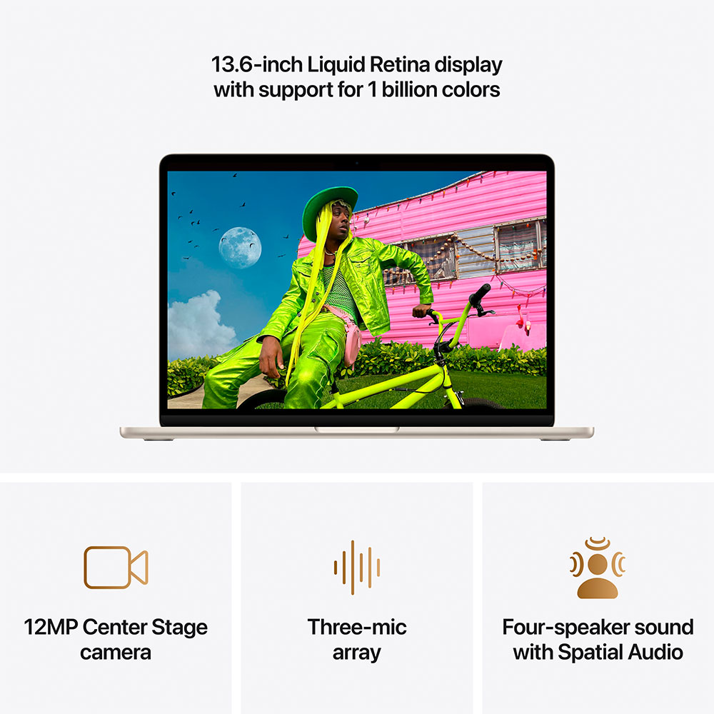 Laptop Apple MacBook Air 13 2026 24/1TB MDHD4RUA Starlight photo 5