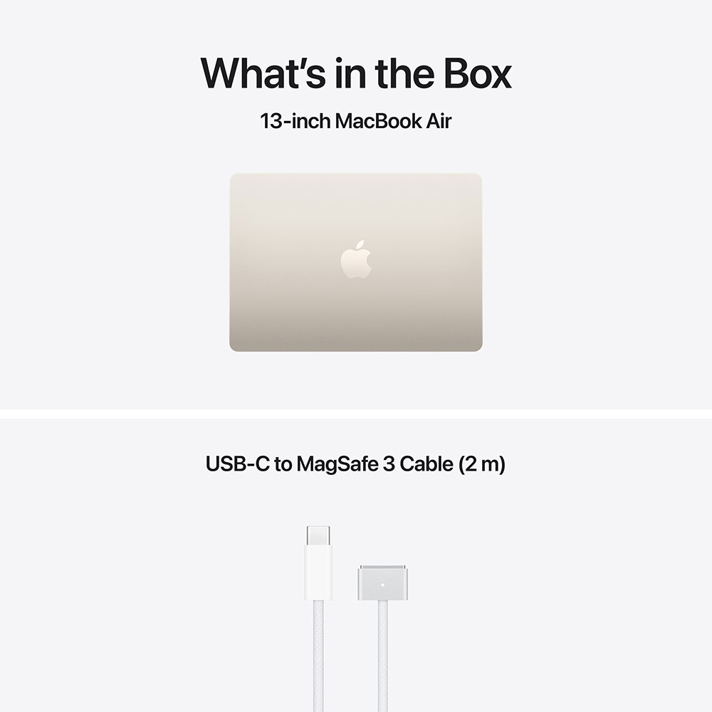 Laptop Apple MacBook Air 13 2026 24/1TB MDHD4RUA Starlight photo 9