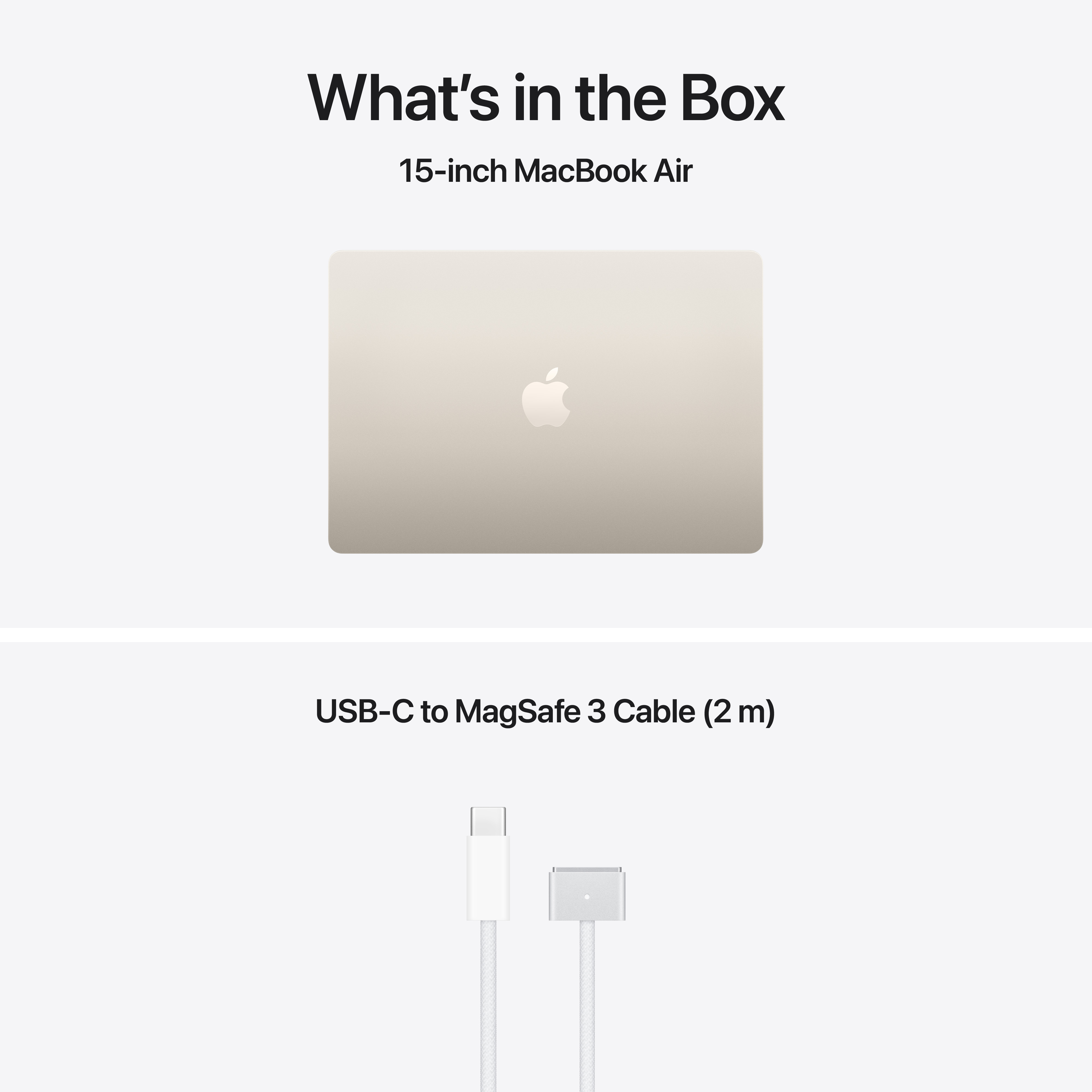 Ноутбук Apple MacBook Air 15 2026 24/1TB MDVF4RUA Starlight photo 9