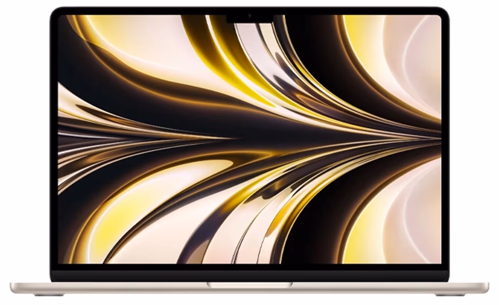 Ноутбук Apple 13.6 2022, M2, 8 ГБ ГБ, MacOS, Золотистый 