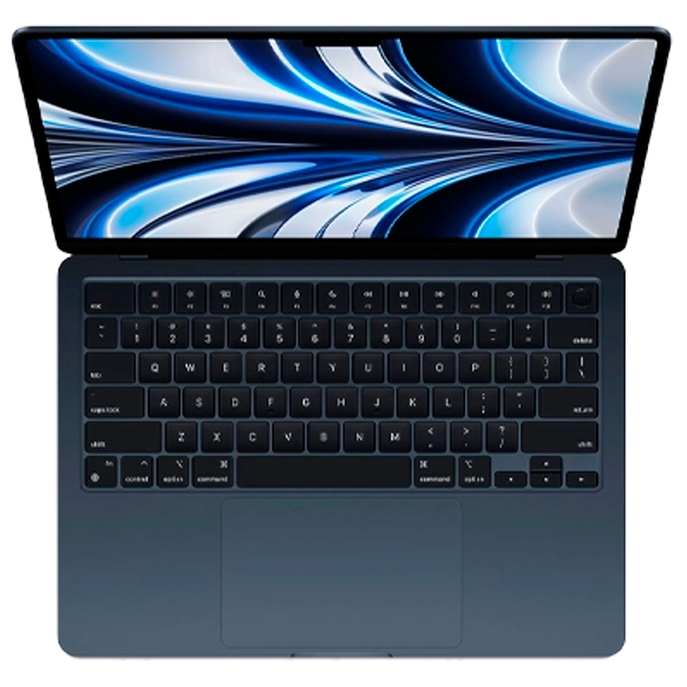 Ноутбук Apple Macbook Air M2 2022, 8 ГБ, MacOS, Черный