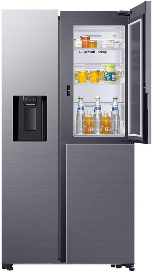 Frigider Side-by-Side Samsung RH64DG53R3S9UA / 610 l / 178 cm / E / Gri photo 4