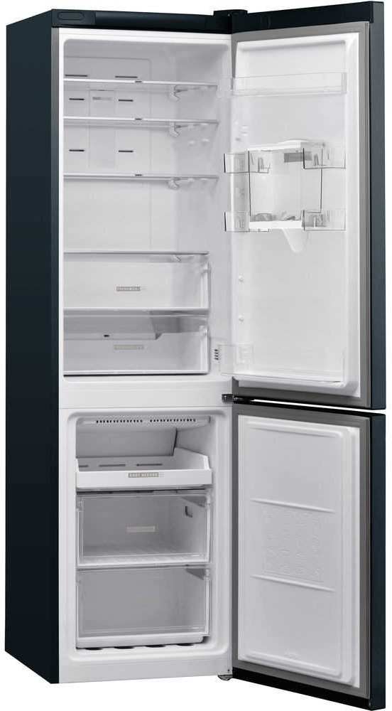 Frigider cu doua usi Whirlpool W7 921O K AQUA / 407 l / 201 cm / A++  photo 2