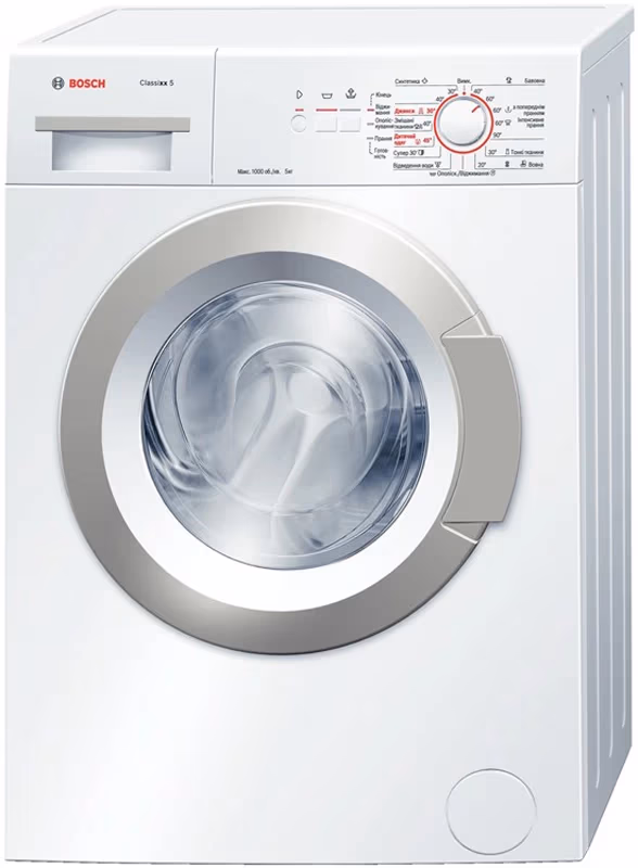 Стиральная машина Bosch WLG20061UA, 5 кг, 1000 об/мин, A, Белый