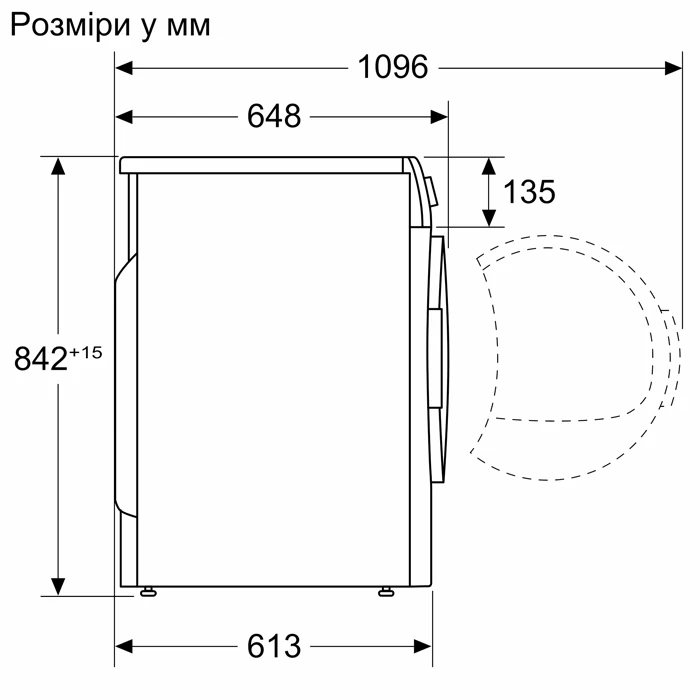 Сушильная машина с тепловым насосом Bosch WQG14200UA, С тепловым насосом, 9 кг, A++, Белый