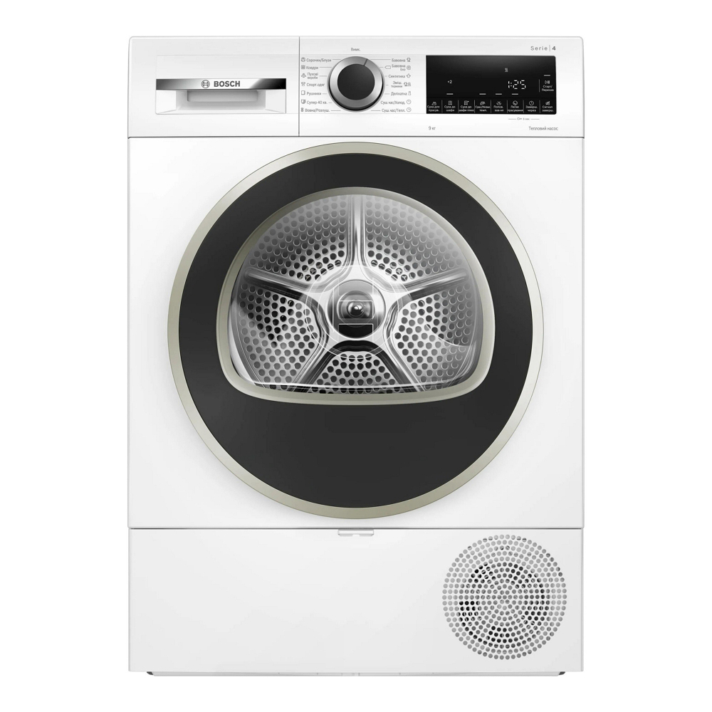 Сушильная машина Bosch WQG14210UA / 9 кг / D / Белый photo 1