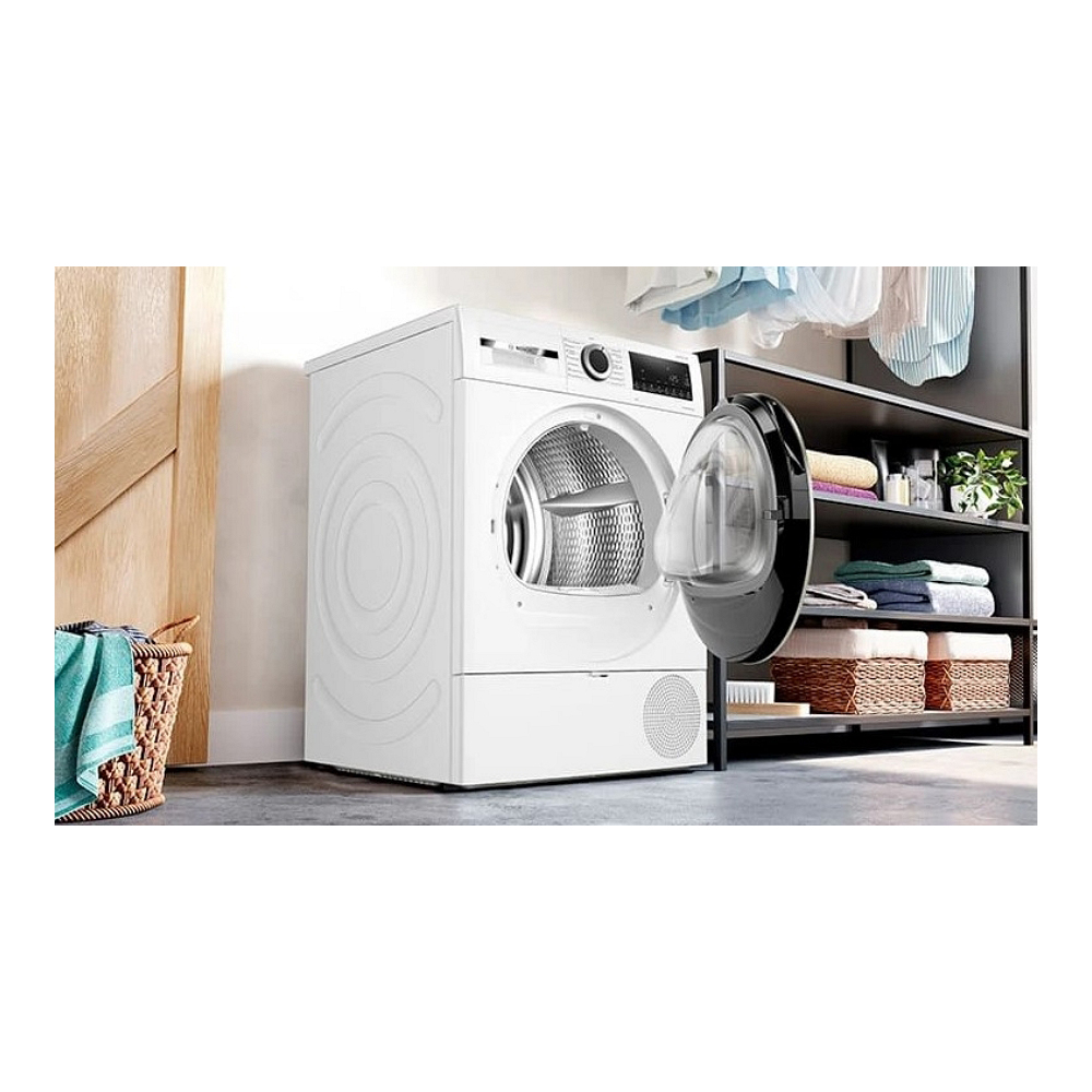 Сушильная машина Bosch WQG14210UA / 9 кг / D / Белый photo 8