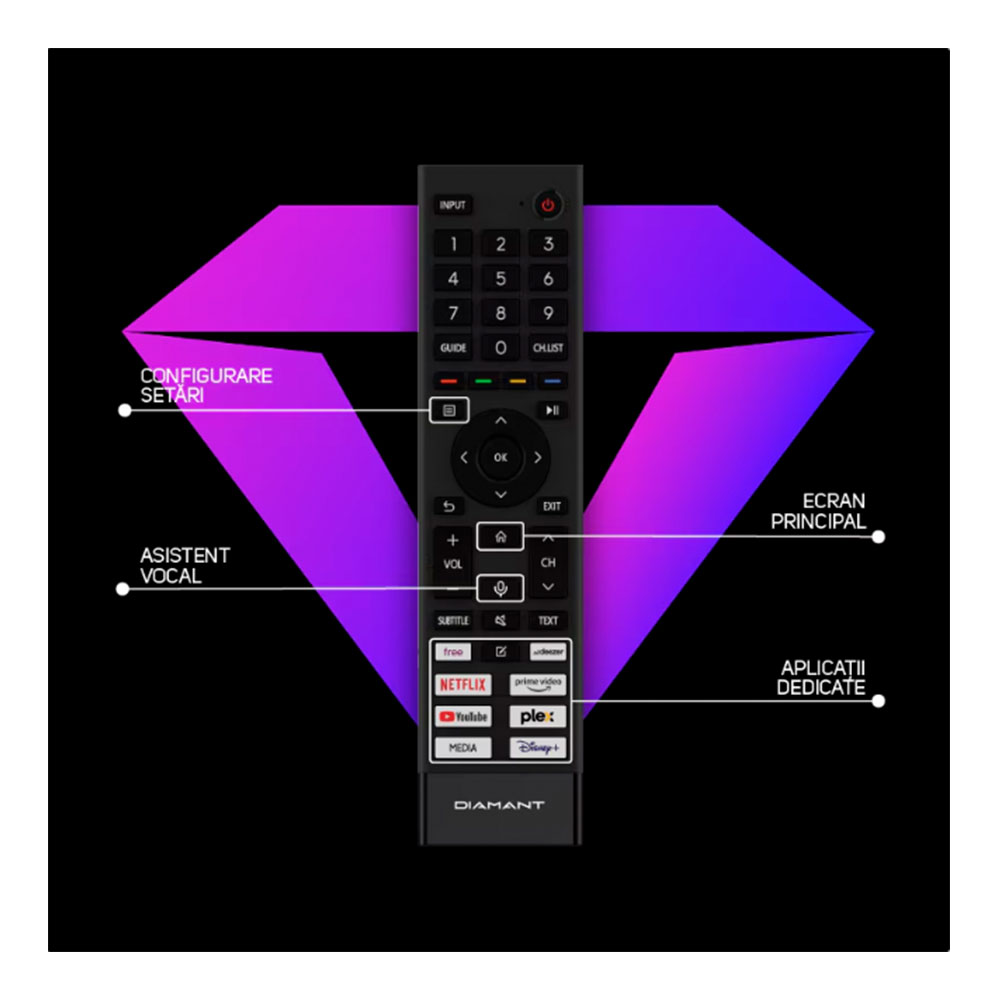 Телевизор Diamant 50HL5530U/C / 50" / Direct LED / 4K UHD photo 8