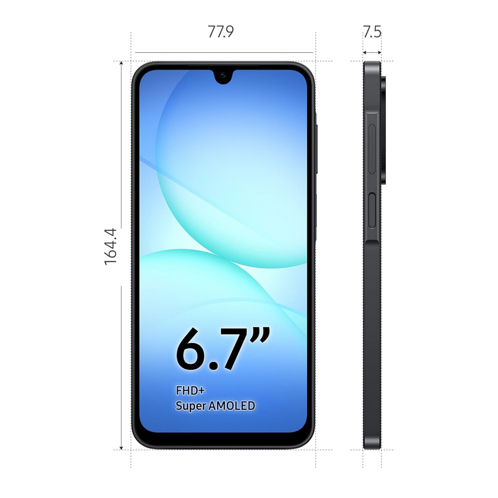 Smartphone Samsung Galaxy A17 / 6.7'' / 8 GB / 256 GB / Negru photo 7