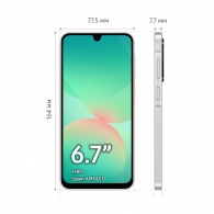 Smartphone Samsung Galaxy A26 5G 6/128GB White thumbnav 7