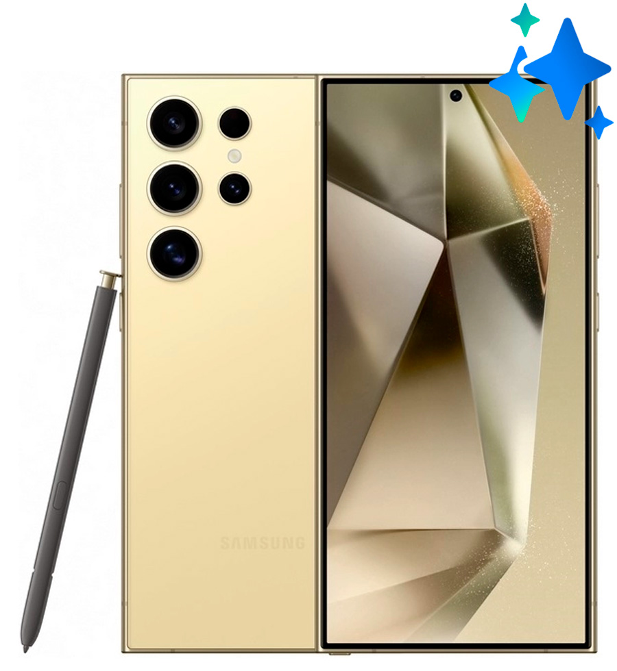Смартфон Samsung Galaxy S24 Ultra / 6.8'' / 12 ГБ / 256 ГБ / Желтый photo 1 Смартфон Samsung Galaxy S24 Ultra / 6.8'' / 12 ГБ / 256 ГБ / Желтый photo 1