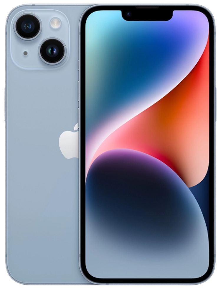 Смартфон Apple iPhone 14 / 6.1'' / 6 ГБ / 512 ГБ / Blue photo 1