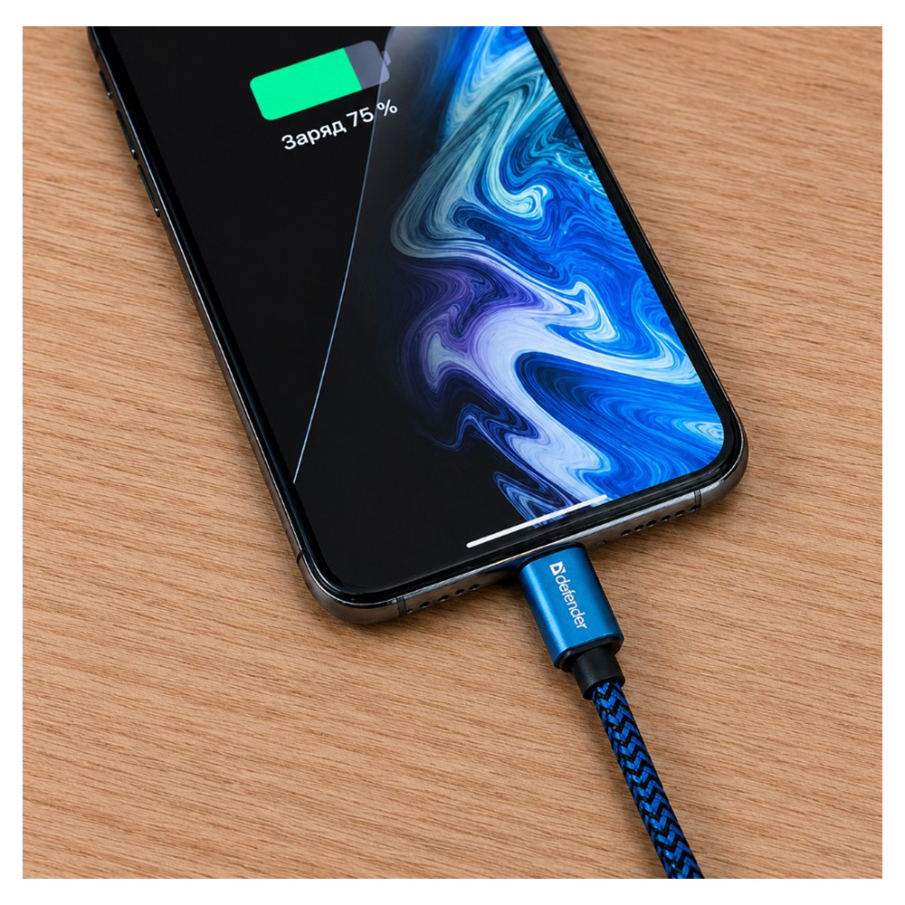 Кабель USB-A - Lightning Defender ACH01-03T PRO USB2.0 photo 5