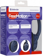 Наушники беспроводные Defender FreeMotion B520 BT blue thumbnav 3