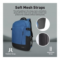 Рюкзак для ноутбука Promate Birger 15.6" Blue thumbnav 5