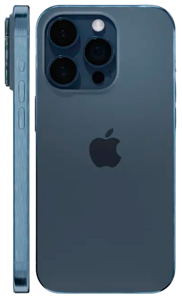 Смартфон Apple iPhone 15 Pro / 6.1'' / 8 ГБ / 512 ГБ / Blue Titanium photo 3