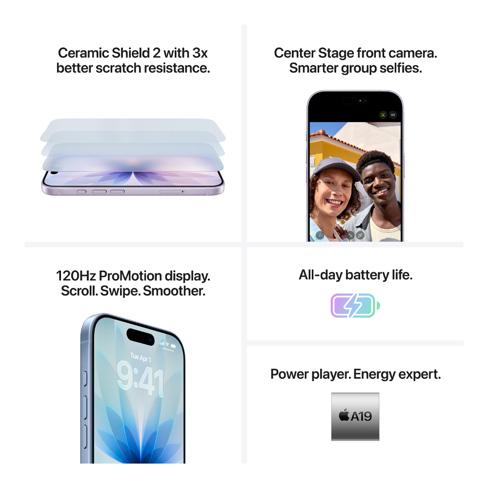 Smartphone Apple iPhone 17 / 6.3'' / 8 GB / 512 GB / Mist Blue photo 6