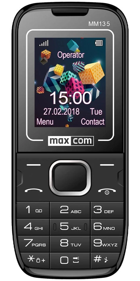 Кнопочный телефон Maxcom MM135