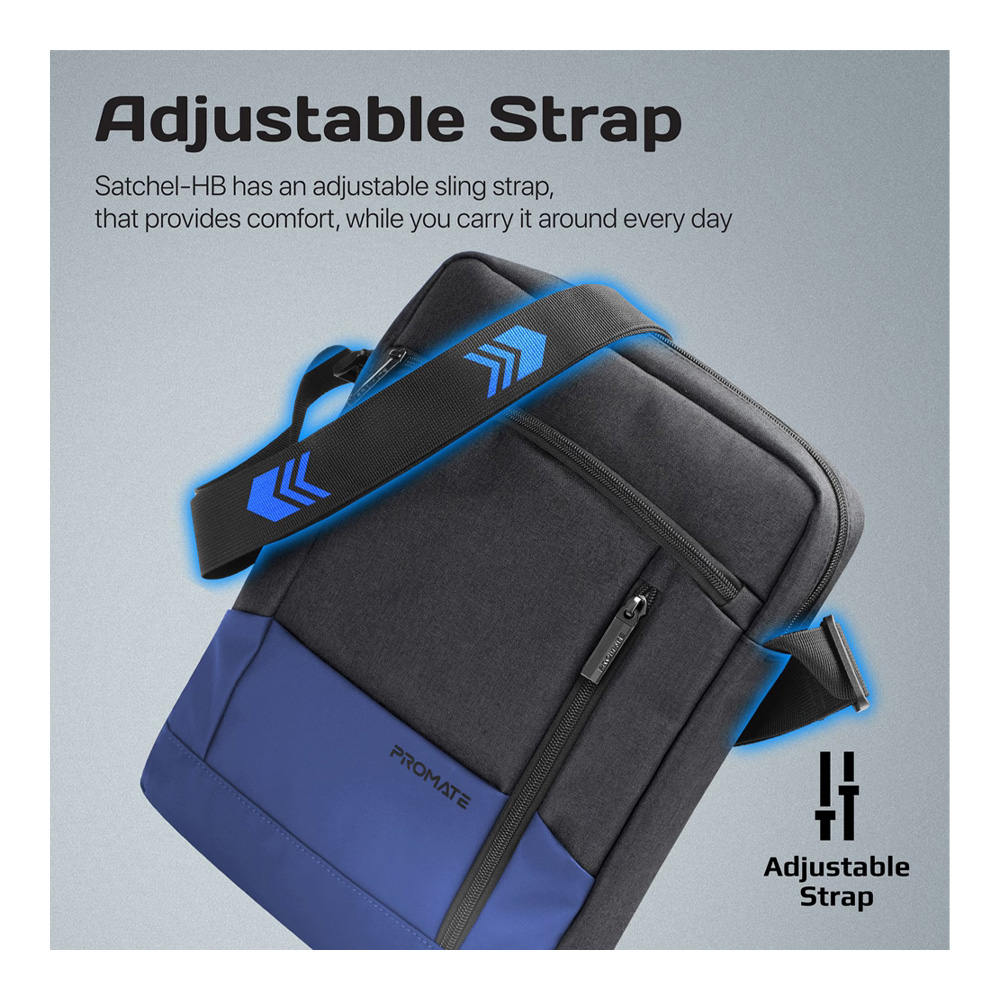 Geanta pt.tableta Promate Satchel-HB 13.3" Blue photo 5