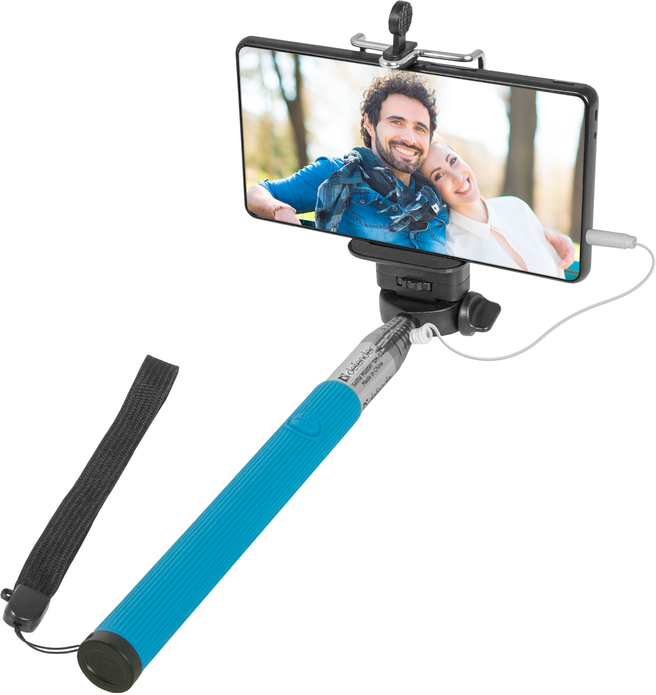 Selfy monopod Defender SM-02 Blue photo 3