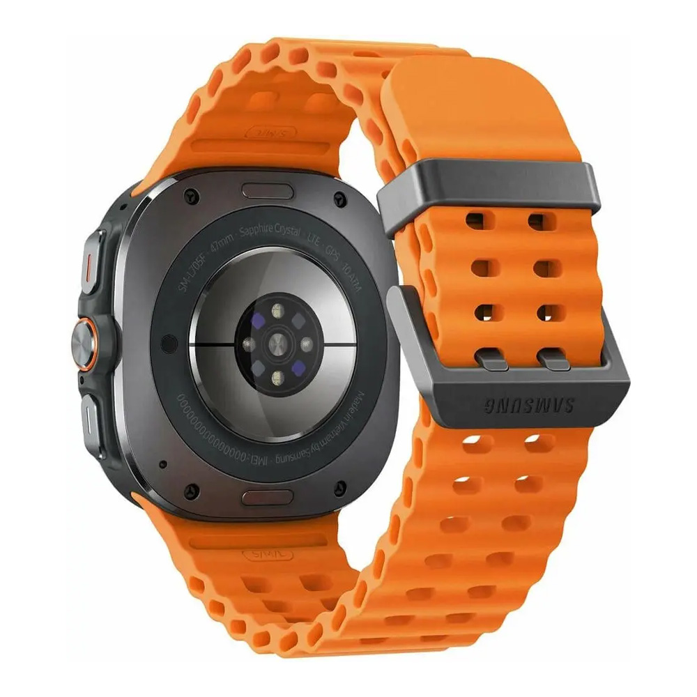 Ceas inteligent Samsung Galaxy Watch Ultra Dark Gray/Orange strap (EU) photo 5