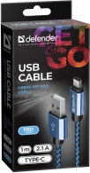 Кабель USB-A - USB Type-C Defender USB09-03T PRO thumbnav 3